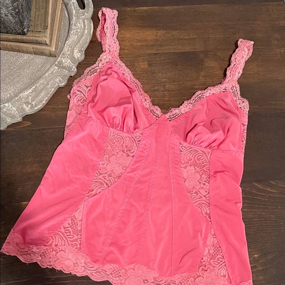 Fredericks of Hollywood lace cami tank